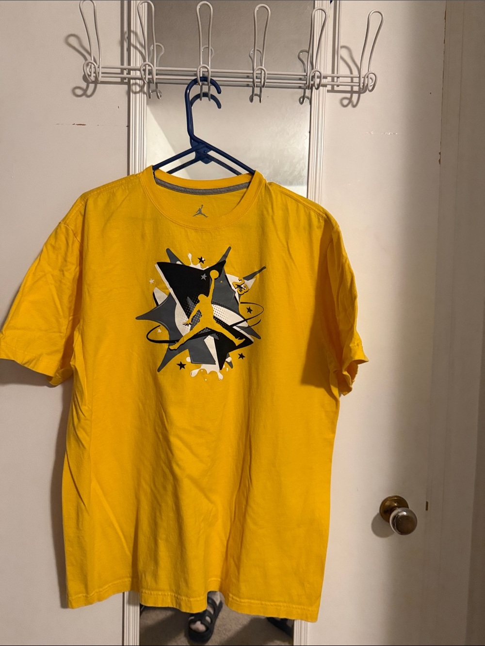 Jordan Men’s Yellow Graphic Short Sleeve Tee